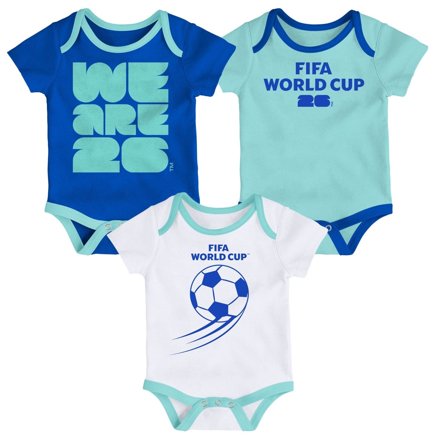FIFA World Cup 2026™ 'We Are' 26 Onesie 3 Pack - Infant