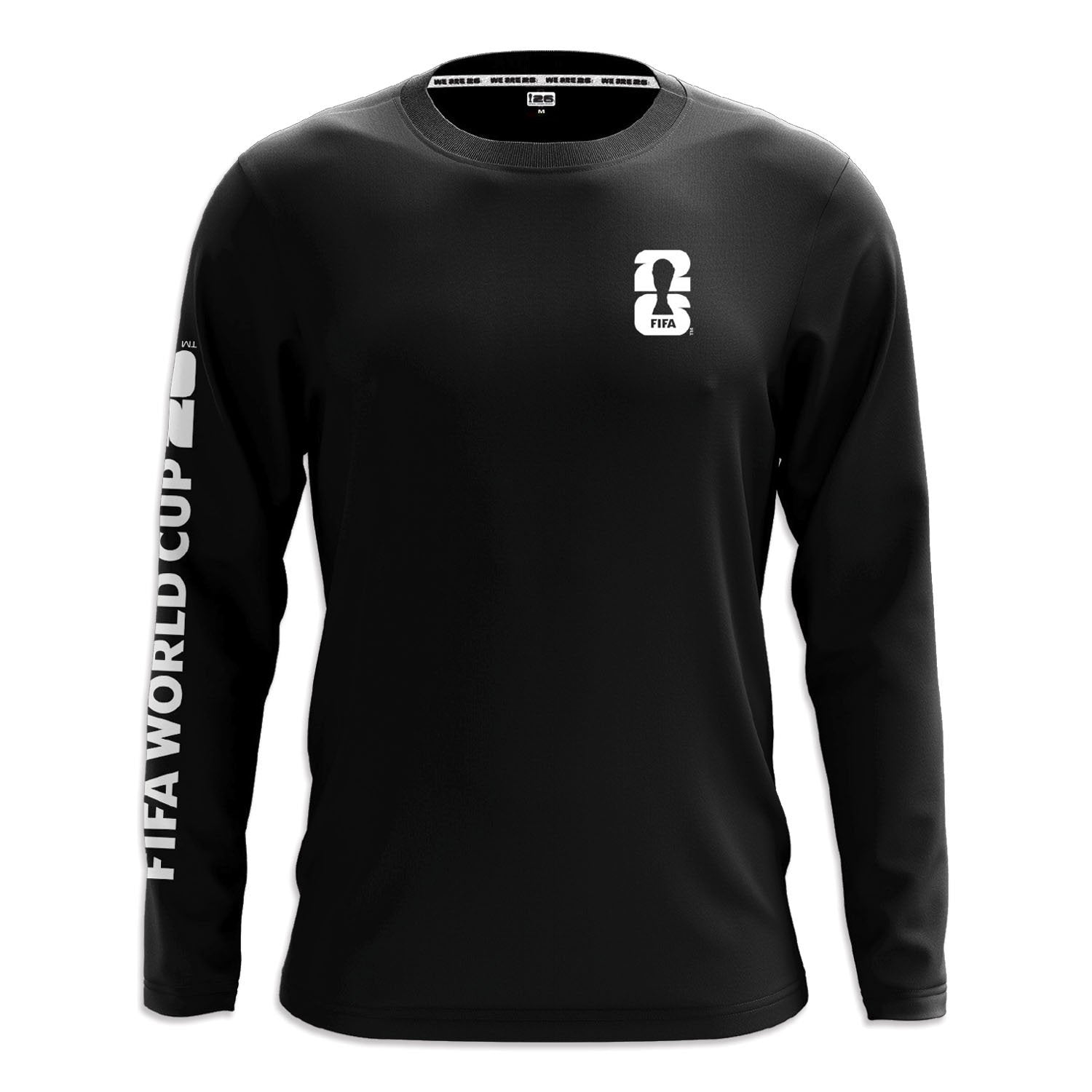 FIFA World Cup 2026™ Tiles Long Sleeve Black T-Shirt - Unisex