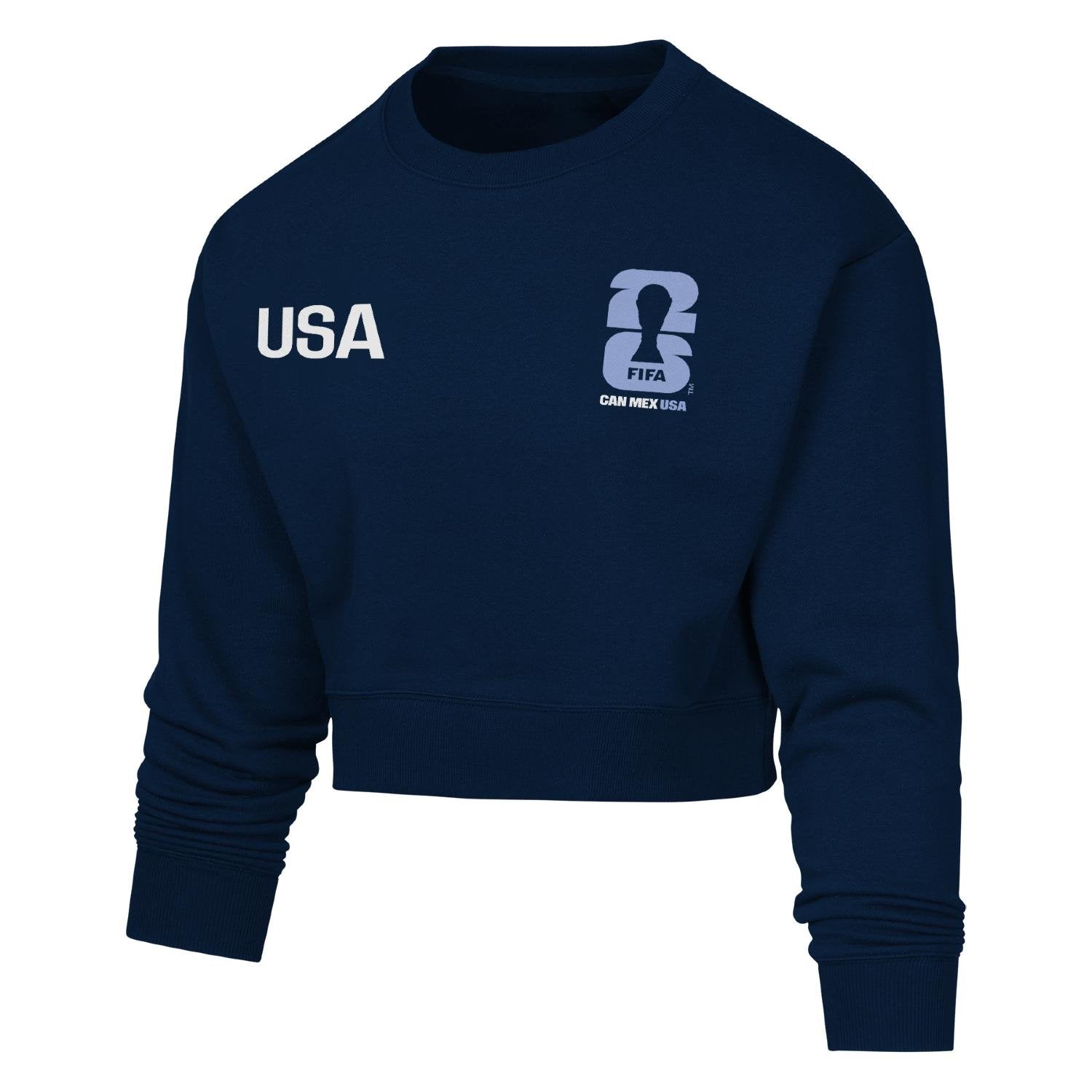 FIFA World Cup 2026™ USA Emblem Crew Crop Sweatshirt - Women's